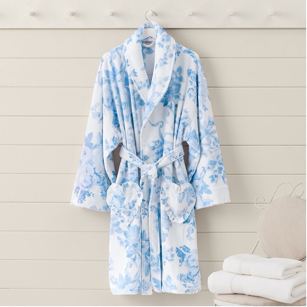 ⚡️🚚 MOVING SALE! 🩵 LoveShackFancy Damask Terry Robe